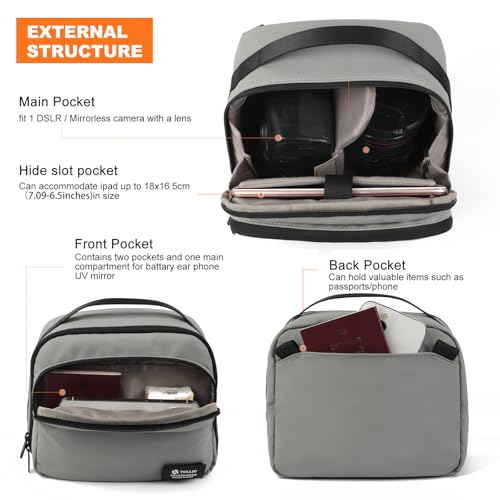 Bolsa cámara TULLIO pequeña impermeable para DSLR miniatura 3