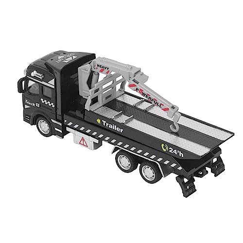 Srliya Rettungsauto-Abschleppwagen-Modell, Metalllegierung, 19,9 cm Länge, Rettungs-Pullback, Großes Abschleppwagen-Modell, Spielzeug