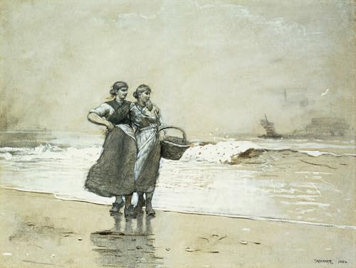 Tableau Blyth Sands de Winslow Homer une impression d'art sur toile premium pour salon