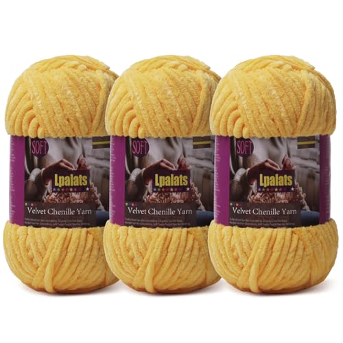Lpalats Baby Blanket Yarn for Crocheting Soft - 3 Pack