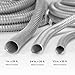Maxxima 3/4 in. x 25 ft. Galvanized Steel Flexible Electrical Conduit - Greenfield Electrical 25 ft. Roll, Corrosion Resistant, Smooth Interior for Wire Pulling, Durable and Flexible, UL Listed