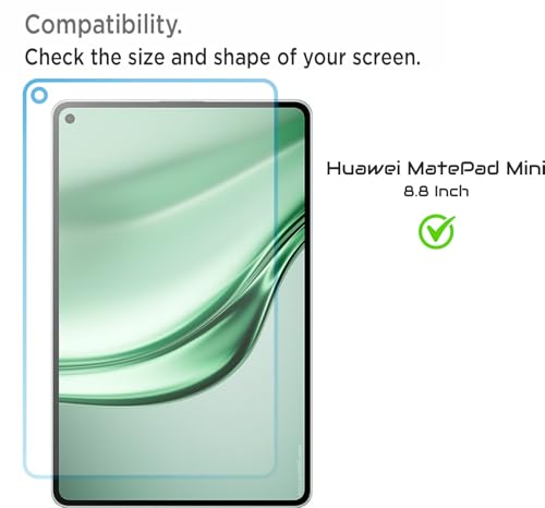 Image of Privacy Anti Peep Matte Screen Guard Compatible With Huawei MatePad Mini Anti Spy Blue Light Block Screenguard Not a Tempered Glass Screen Protector