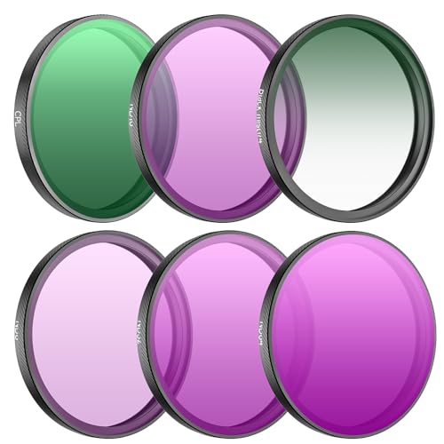 UKATOF For DJI OSMO Action 6ptB^CPL ND 64~[tB^gݍ킹Zbg (CPL+ND 8+ND 16+ND 32+ND 64+1/4\tg)