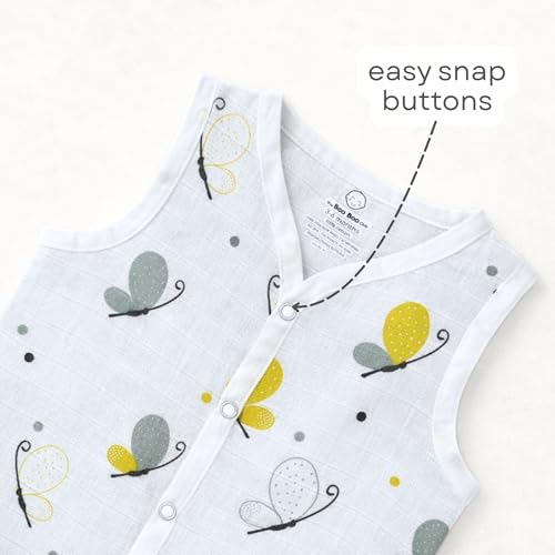 Image of The Boo Boo Club Muslin Jhabla and Short Set 100% GOTS Certified Organic Cotton | Sleeveless Button Vest | Summer Wear Set