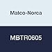 Matco-Norca MBTR0605 Malleable Reducing Tee, 1-1/4" x 1", Black