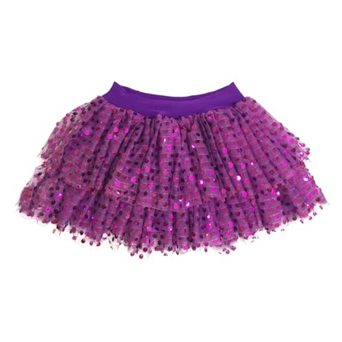 Jupe Courte Gâteau en Tulle Extensible pour Costume de Fête Femme