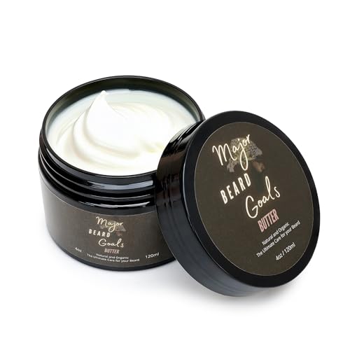 Major Beard Goals Beard Butter – Beard Softener for Men – Ultimate care for your Beard – Formula with Natural Oils & Butters – Beard Moisturizer for Men – Healthy Growth - 4oz