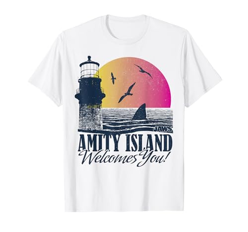 Jaws Amity Island Welcomes You Shark Fin...