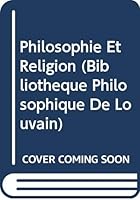 Philosophie Et Religion 9042928484 Book Cover