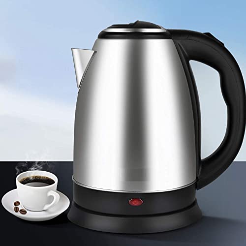 Image of 2 Liter 1500 Watt Electric Water Kettle 2 Liter Hot Water Boiler Water Heater Jug Tea Maker Auto Power Cut used for boiling Water, making tea and coffee, instant noodles, soup etc (1Pcs)