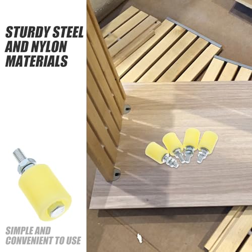 ARTIBETTER Polia Da Roda Da Porta 4 Unidades Rolos De Nylon Rolos Guia Para Acessórios De Portão Des