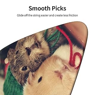 Ensemble de 6 médiators de guitare mignons cochons d’Inde pour guitare acoustique, guitare électrique, basse, ukulélé… - Les Beatles, Paul McCartney, John Lennon, RIngo Starr, George Harrison Ensemble de 6 médiators de guitare mignons cochons d'Inde pour guitare acoustique, guitare électrique, basse, ukulélé… – Image 6