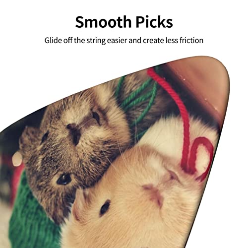 Ensemble de 6 médiators de guitare mignons cochons d’Inde pour guitare acoustique, guitare électrique, basse, ukulélé… - Les Beatles, Paul McCartney, John Lennon, RIngo Starr, George Harrison Ensemble de 6 médiators de guitare mignons cochons d'Inde pour guitare acoustique, guitare électrique, basse, ukulélé… – Image 7