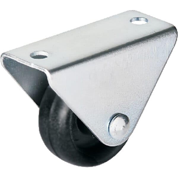 Hts 102 sabit mobilya tekerleği, 32 mm, 20 Kg kapasiteli, galvaniz kaplama mini makara tekerlek, 4 Adet