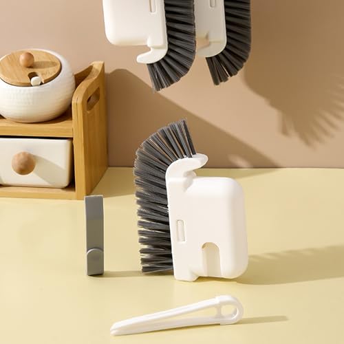 Reinigungsbürste, Fensterrahmen Reiniger, Hartborsten Eckenreinigungsbürste, Spaltreinigungsbürste, 3-In-1 Window Cleaning Brush, Reinigungsbürsten-Set Zur Reinigung Von Toten Ecken, Ritzen, Jalousien
