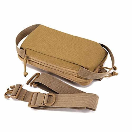 FIRECLUB Bolso táctico para el Pecho, Bolso de Hombro, cinturón, riñonera, Soporte para teléfono, Funda para Deportes al Aire Libre, Billetera de Viaje, Bolsa de Herramientas EDC (FC-ZF-YB-DJXB-s) Cover