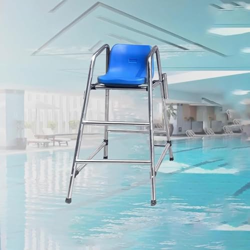 Silla de salvavidas para piscina de acero inoxidable 150 cm miniatura 1