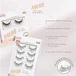 KISS My Lash But Better, False Eyelashes, 'So Real', 12mm, Includes 1 Pair Of Lash, Easy to Apply, Reusable Lash Clusters - Image 5