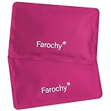 Farochy Reusable Ice Packs for Lunch Boxes - 2PCS Soft Ice Packs Freezer Packs for Cooler Gel Ice Packs, Keep Food Cold or Hot, Rosy