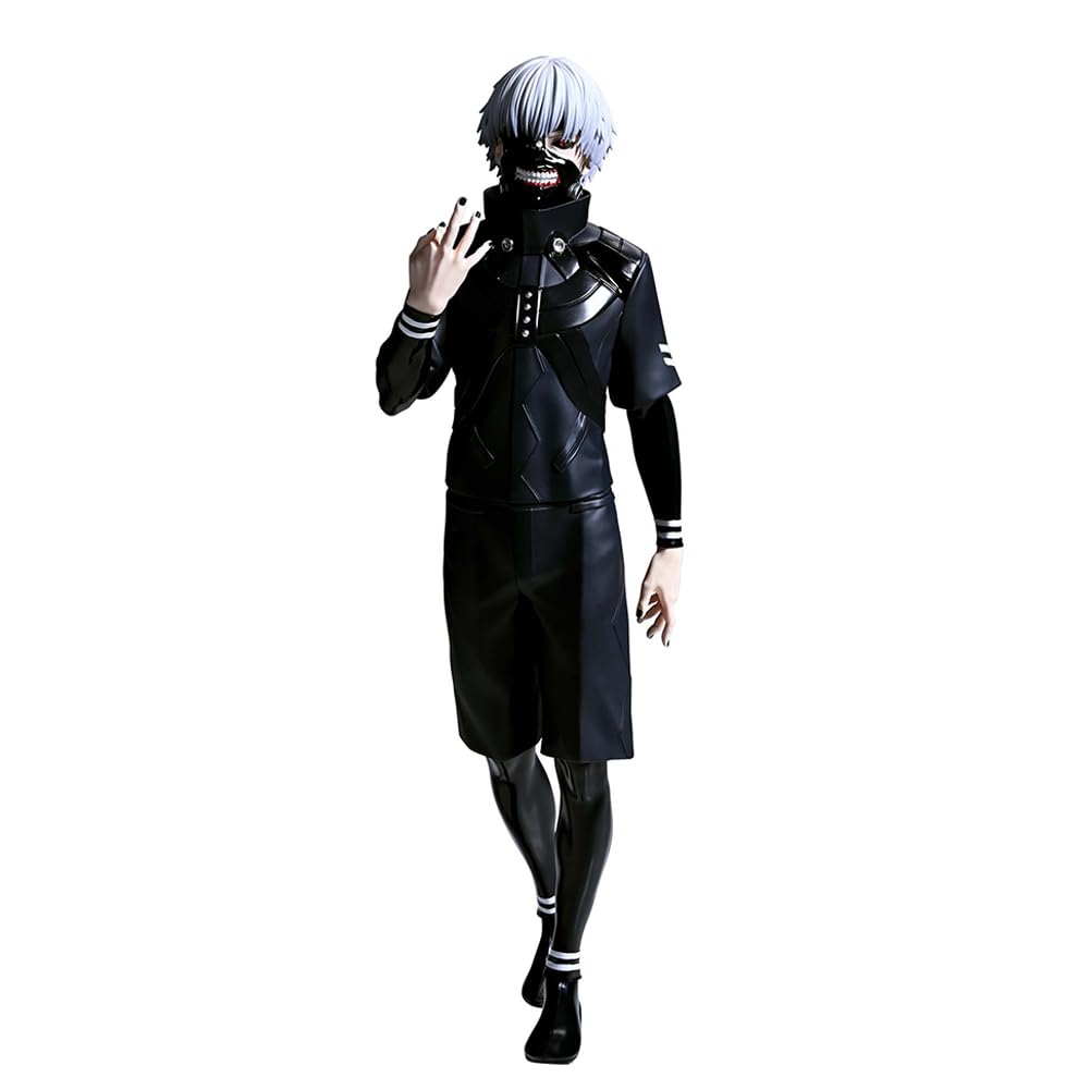 Jilijia Kaneki Ken Figure Anime Model Statue 19CM Standing Position Action Figure PVC Cartoon Figurine Desktop Ornaments Fans Collectibles Gifts