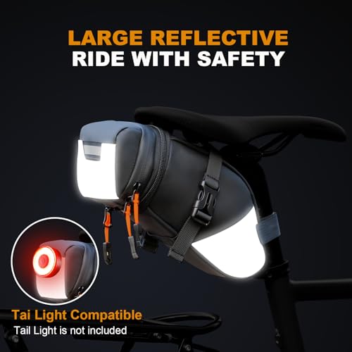 NDakter Expandable Bike Seat Bag
