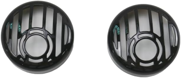 Motorbike Rear Turn Signal Protect Cover Fit For Harley Sportster 883 1200 X48 Road Glide Softail Slim FLSL FXSB FXBR FXBB (Black)
