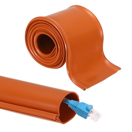 Manchon de gestion de câbles gaine de protection flexible rouge 2m