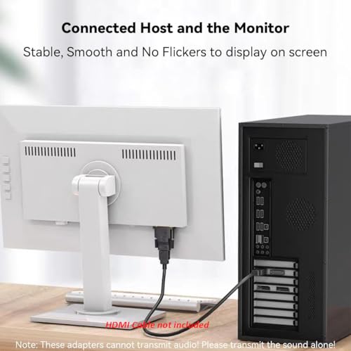 Image of ETZIN DVI to HDMI Adapter Bi-Directional DVI Male to HDMI Female Converter HDTV (24+1) Support 1080P, 3D for PS3,PS4,TV Box,Blu-ray,Projector-EPL-447H