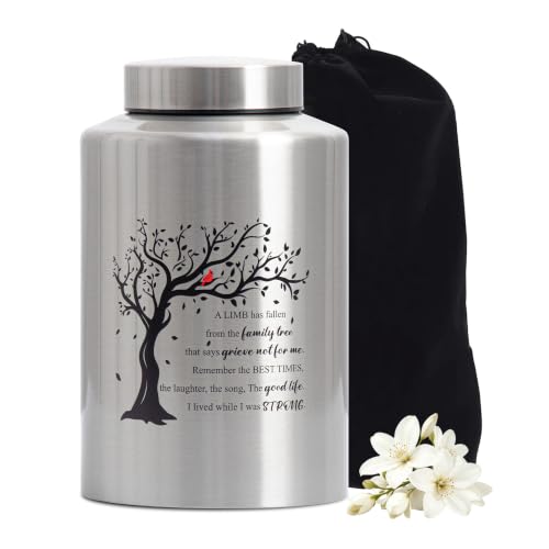 Image of Cremation Urns for Human Ashes Adult Male or Female | Large Decorative Memorial Funeral Burial Urn for Ashes Woman Men Dad Mom(up to 220 lbs)