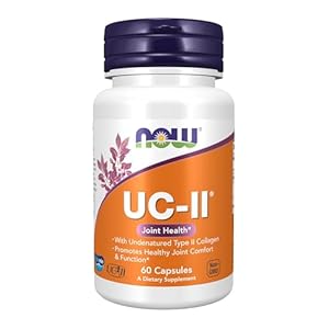 NOW Foods Supplements, UC-II Type II Collagen with Undenatured Type II Collagen, 60 Veg Capsules