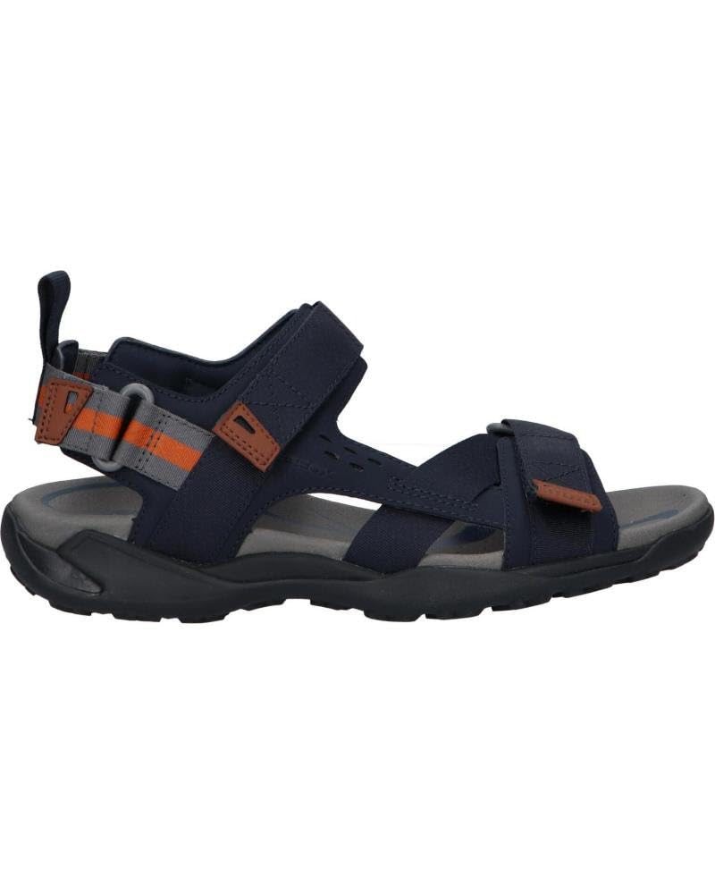 Geox Men's U Terreno + Grip B Sport Sandals, navy, 10.5 UK