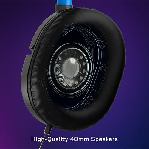 Turtle Beach Recon 50P Casque Gaming w/ 3.5mm Connexion pour PS5, PS4, PS4 Pro, Xbox Series X, Xbox Series S et Xbox One, PC et Appareils Mobiles avec prise 3,5 mm