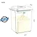 Cozey Daily Formula Container for Baby Formula Dispenser with Scraper and Scoop One Button Handy 1000g Milk Powder Container BPA-Free Airtight Formula Storage Containers 2300ml