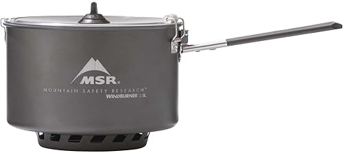 MSR WindBurner - Olla antiadherente de 2,5 litros para acampar y mochileros