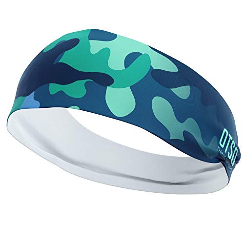 Headband Otso Camo Blue bandeau pour vos sorties trail en montagne