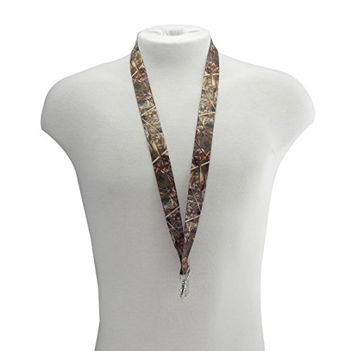 Hillman Fasteners 713145 Realtee Decorative Key Chain Lanyard, Polyester, Brown (Pack of 6)