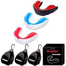 Youth Mouth Guard Football Kids Mouthguards for Sports Boys Mouthpiece Boxing Braces Mouth Guards for MMA Rugby Kickboxing Taekwondo Softball Lacrosse3 Pack