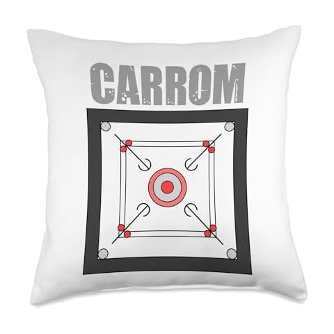 Carrom Throw Pillow Cover