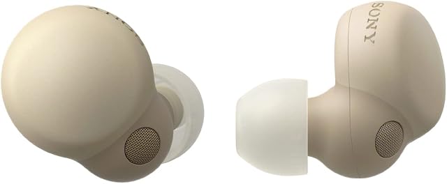 Sony LinkBuds S Truly Wireless Noise Cancelling Headphones - Multipoint connection - Ultra light for All-day Comfort with Crystal clear call quality - Up to 20 hours battery life - Ecru