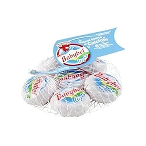LAUGHING COW Mini Babybel Semi-Soft Cheese, Light, 4.5 Ounce (Pack of 12)
