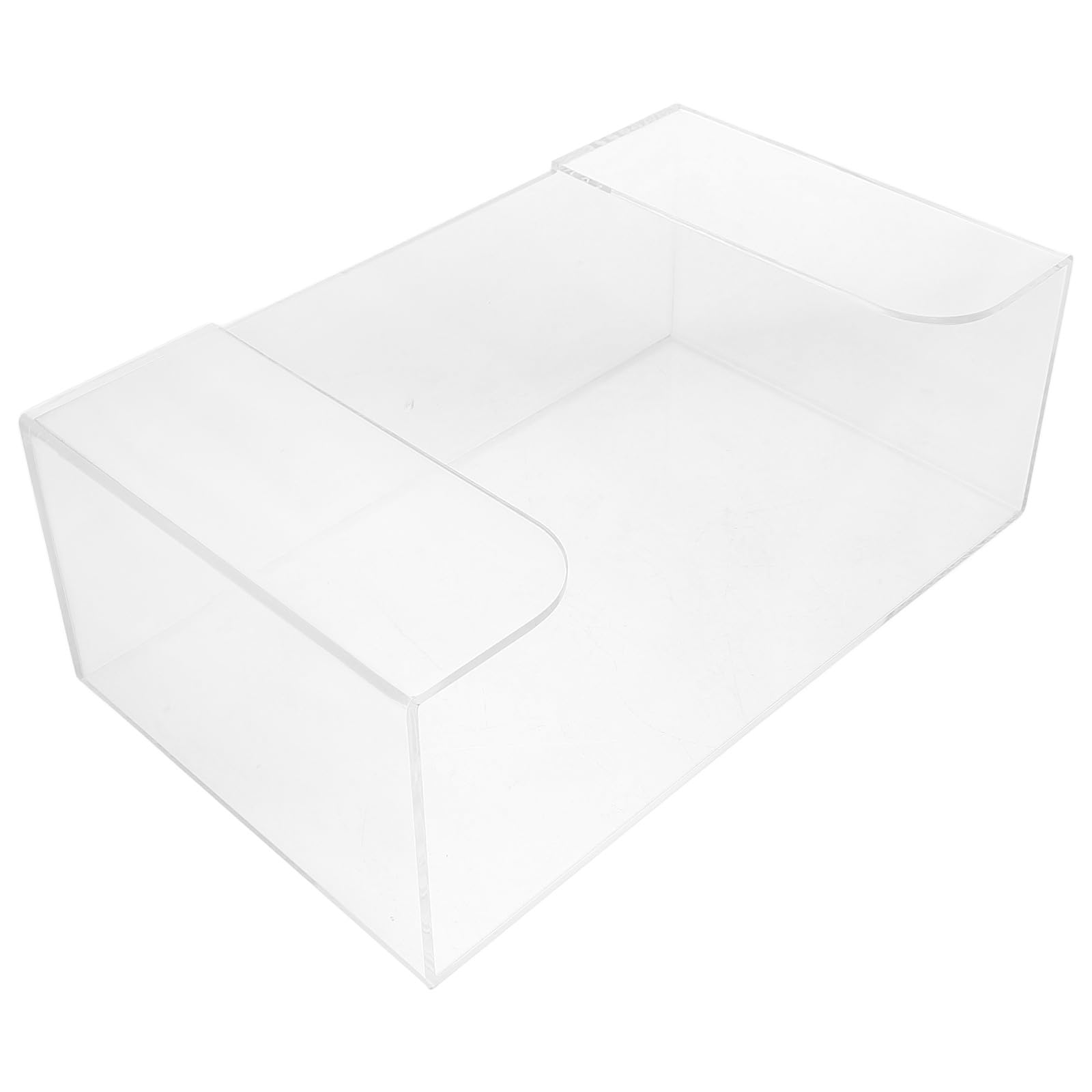 Transparente Acryl Taschentuchbox mit Organisierender Funktion für Schreibtisch und Büro Papierbehälter für Feuchttücher