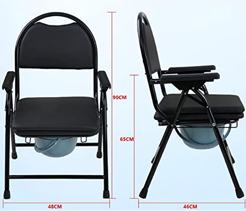 Douche Stoel Toilet Bad Badkamer Nachtkastje Draagbare Toiletbril Opvouwbare Douche Kruk Badkamer Waterdicht Comfortabel… - Afbeelding 5