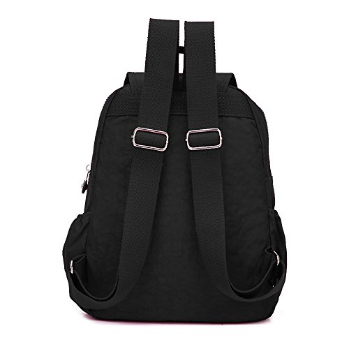 XUEREY Women's Small Handbag Nylon Shoulder Bag Casual Day Pack Multi-Pocket Casual Waterproof Nylon Bags Travel School Bag Laptop Backpack
