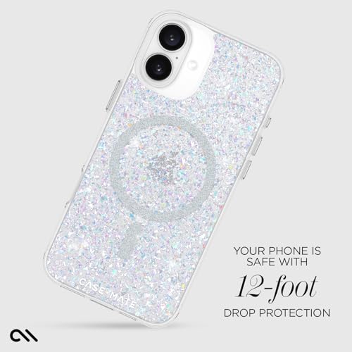 Coque pour iPhone 16 Plus Case-Mate pailletée compatible MagSafe - 3