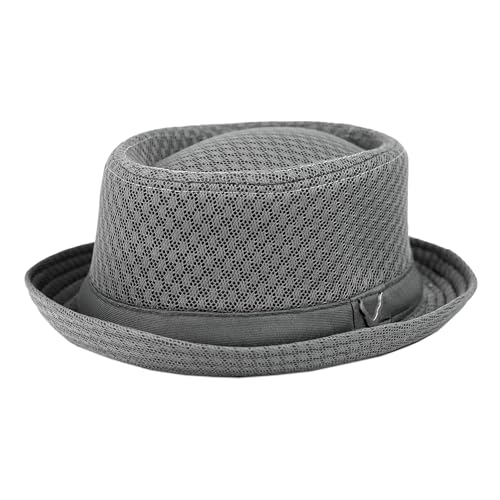 Image of The Hat Depot Unisex Light Weight Classic Soft Cool Mesh Pork Pie hat