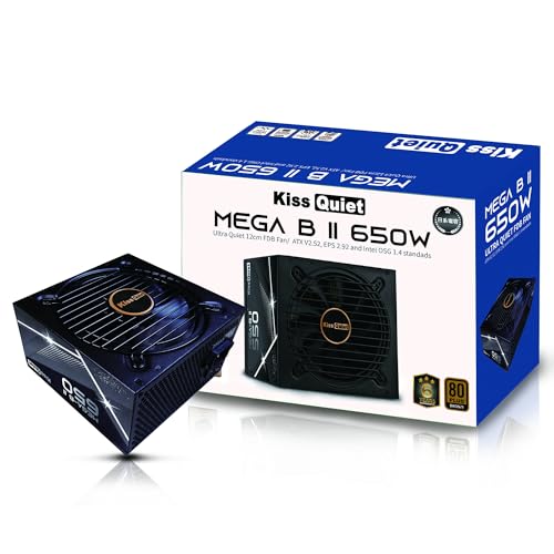 Bloc d'alimentation ATX Kiss Silent Mega B II 650W 80 Plus Bronze