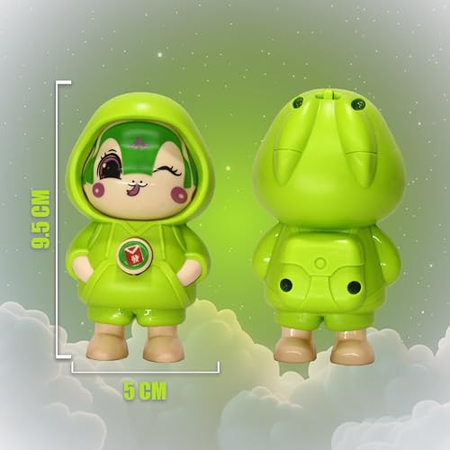 Image of WOYAX Face Changing Keychain with 3 Expressions 3D Cartoon Character ABS Toy Key Holder Unisex Keychain for Bags, Cars & Gifts Cute Action Figure for Kids & Adults