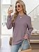 Womens Sweaters Early Fall Fashion Clothing 2025 Long Sleeve Shirts Cowboy Chic Sweatshirts Date Night Rompers Clothes Casual Plus Size Blouses Christmas Trendy Outfits Tops for Teachers Dust Pink XL