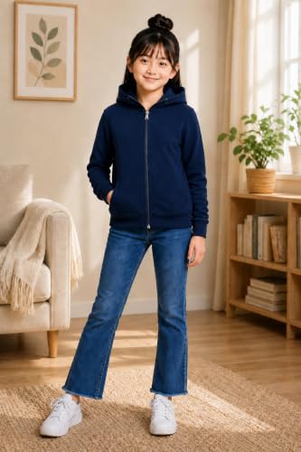 Image of ADBUCKS Girl's Cotton Hooded Sweatshirt