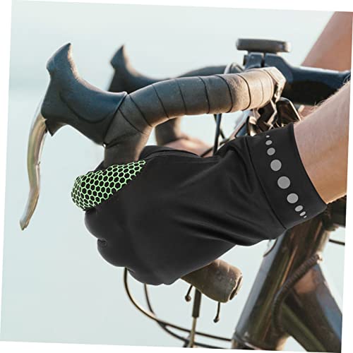 Amosfun 1 Par Luvas De Proteção Solar De Tela Sensível Ao Toque Luvas De Bicicleta Profissionais Luv